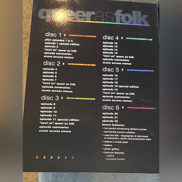 DVD Box Set Season One Queer As Folk - Picture 3 of 7